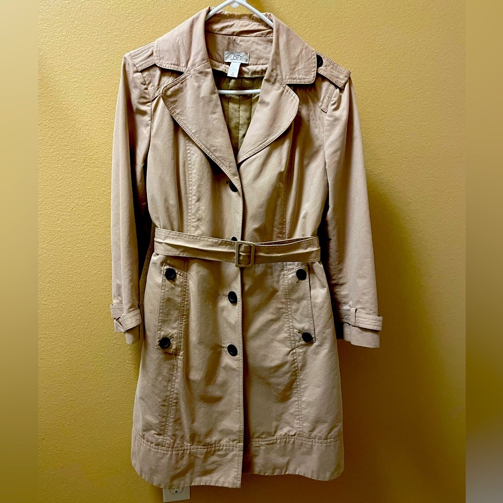 Classic trench coat by Ann Taylor Loft - never goes out of style.